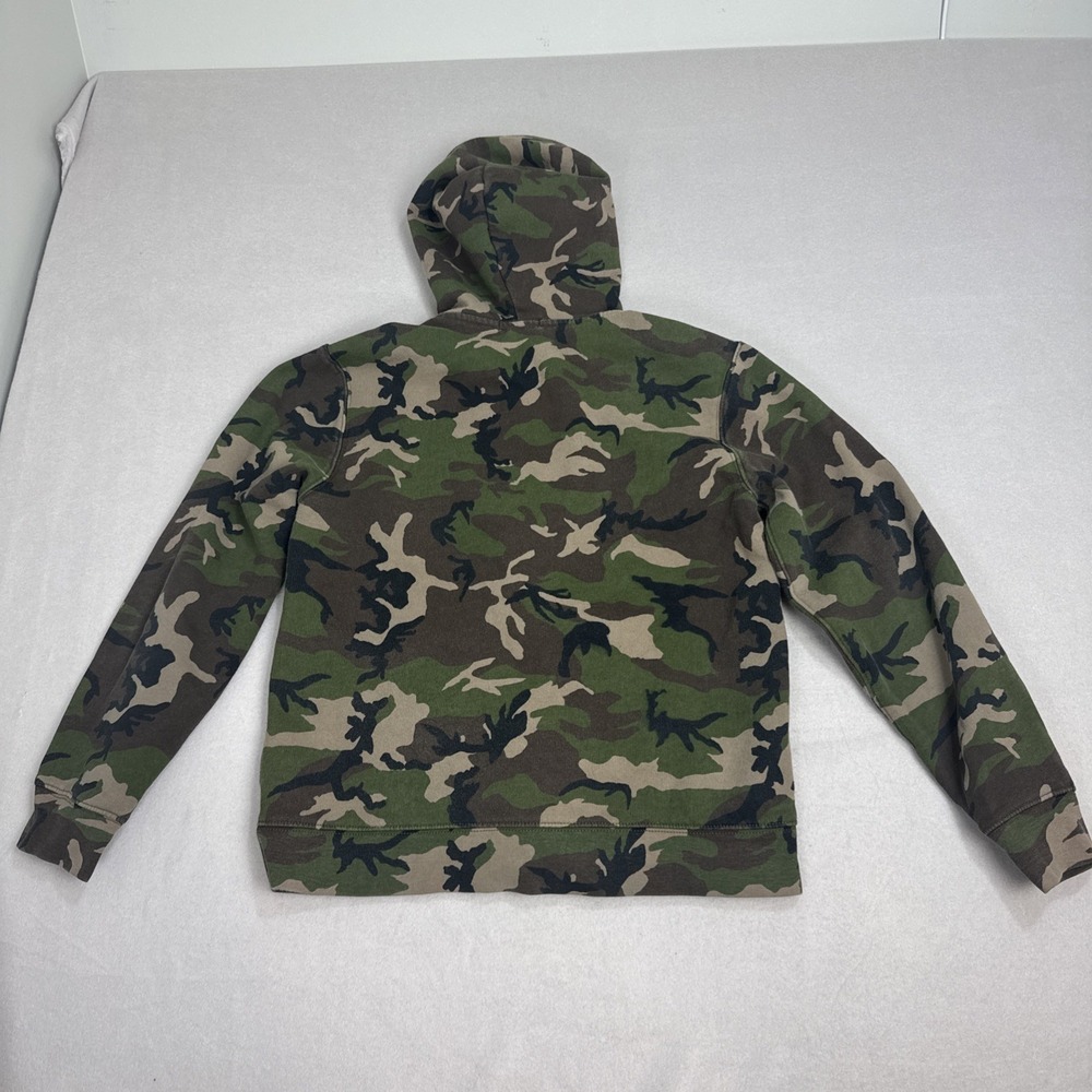 Polo Ralph Lauren Boys Hoodie XL (18-20) Multicolor Camo Fleece Lined Full Zip - Picture 2 of 10